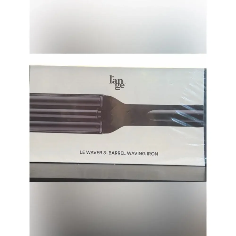 L’ange Le Waver 3 Barrel Waving Iron Titanium Black NIB Sealed